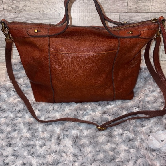 Fossil Sadie Brandy Leather Crossbody Bag - Picture 12 of 16
